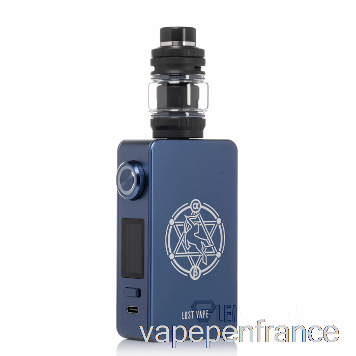Kit De Démarrage Lost Vape Centaurus M200, Stylo Vape Bleu Nuit